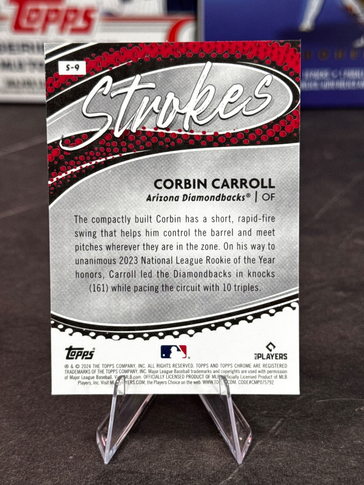 2024 Topps Chrome - Strokes Corbin Carroll #S-9