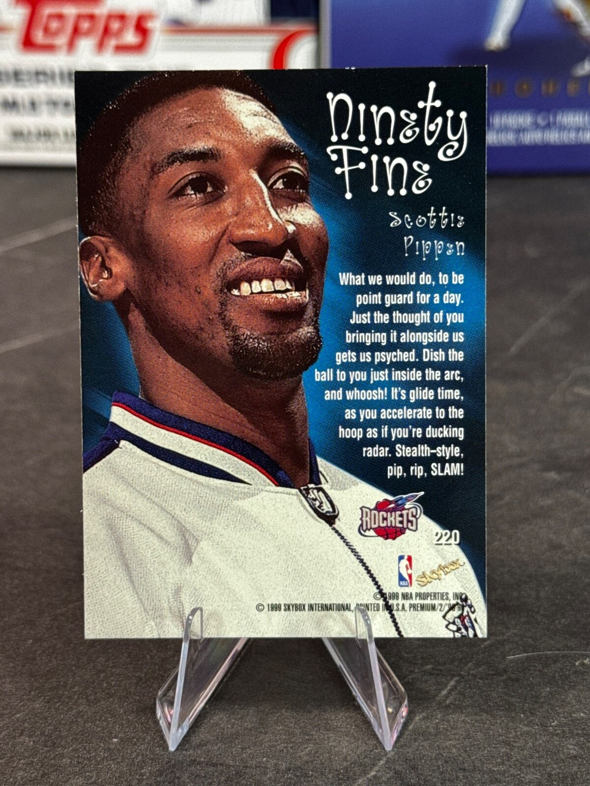 1998-99 Skybox Premium - Scottie Pippen #220