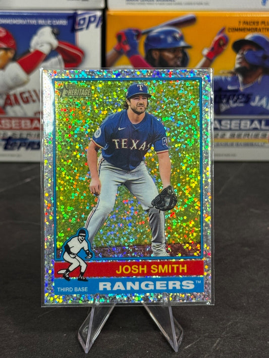 2025 Topps Heritage - Josh Smith #265 Chrome Sparkle Refractor