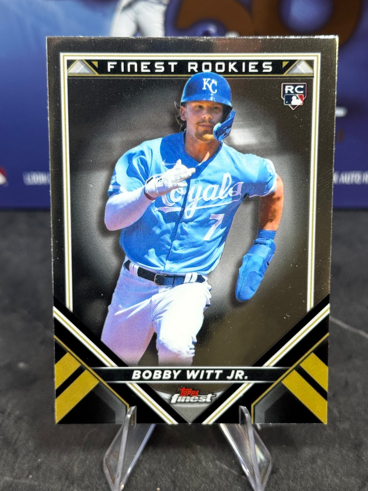 2022 Topps Finest - Finest Rookies Design Variation Bobby Witt Jr. #FRD-BW (RC)