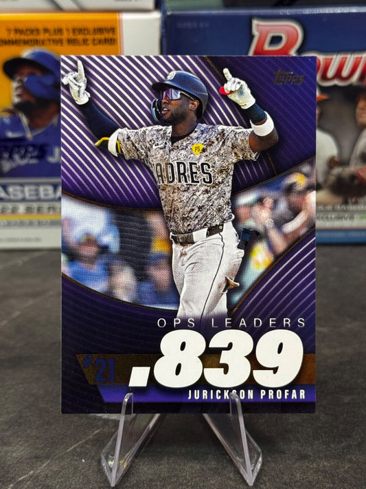 2025 Topps Series 2 - OPS Bests #OPS-21 Jurickson Profar