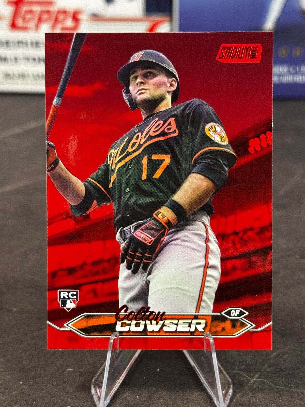 2024 Topps Stadium Club - Colton Cowser #86 Red Foil (RC)