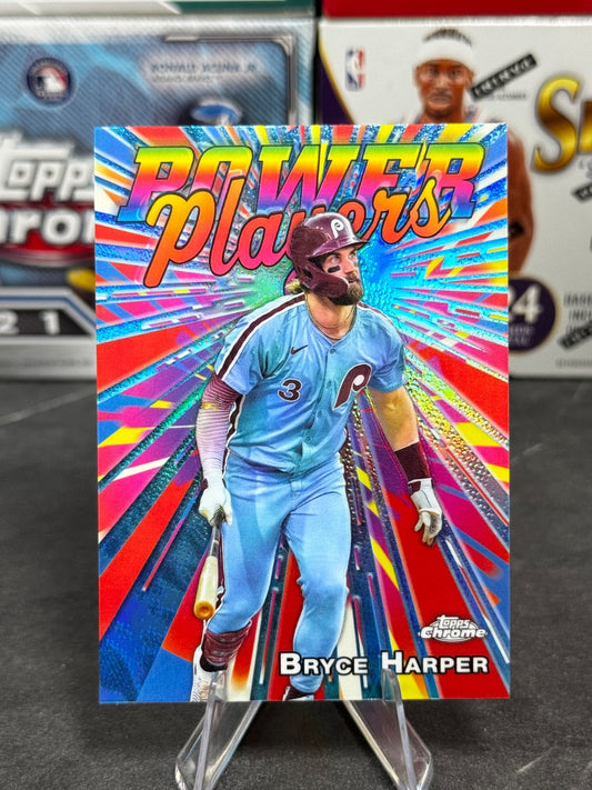 2025 Topps Chrome - #PP-6 Bryce Harper Power Players