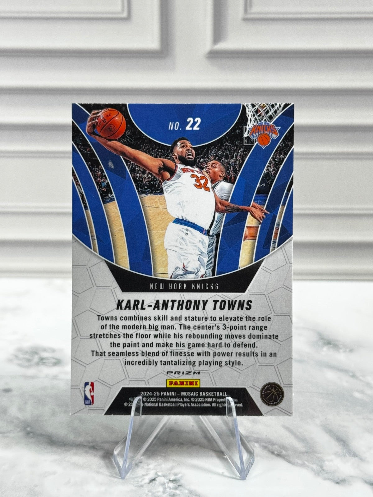 2024-25 Panini Mosaic - Karl-Anthony Towns Green Reactive Prizm #22