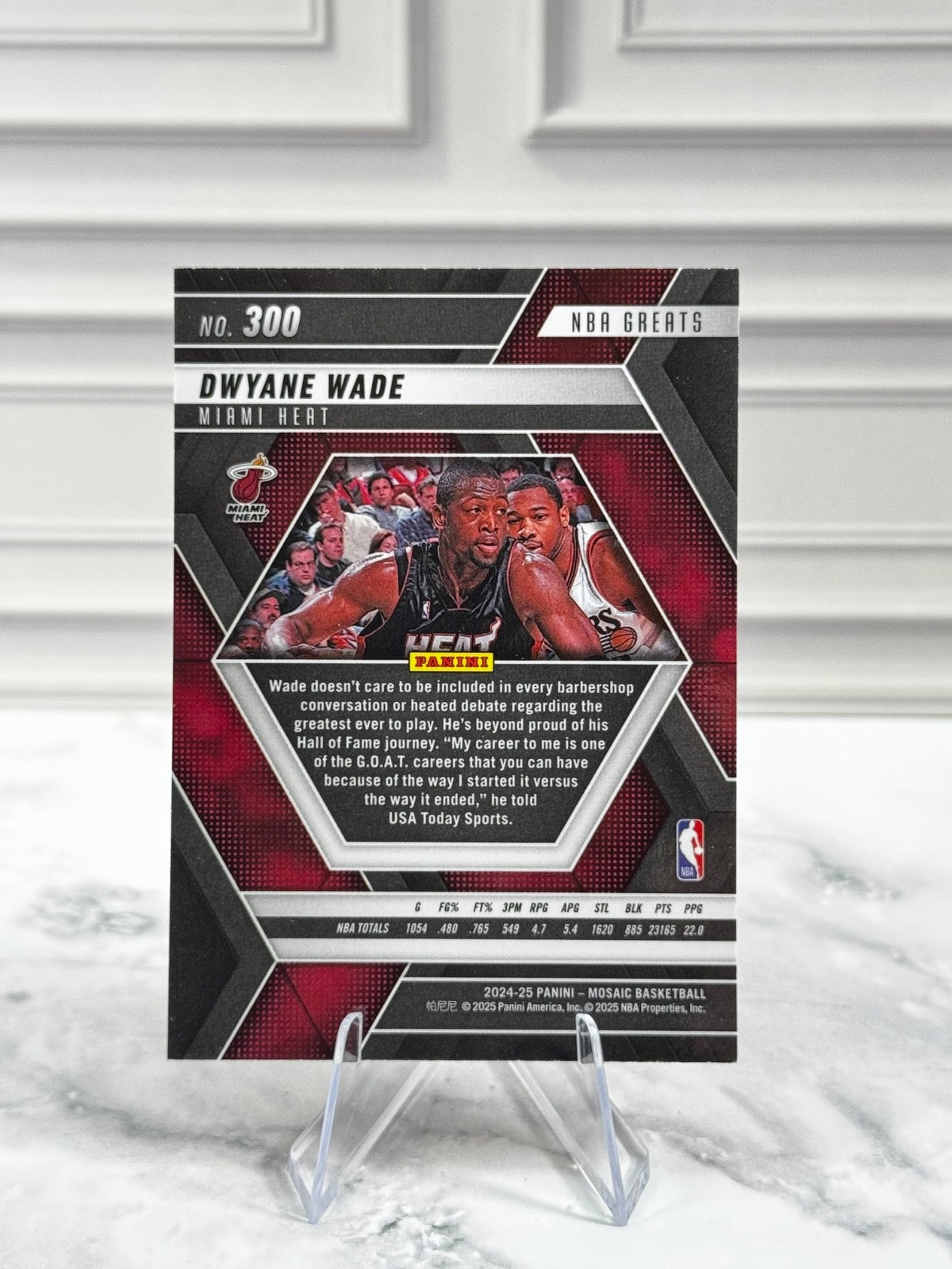 2024-25 Panini Mosaic - NBA Greats Dwyane Wade #300