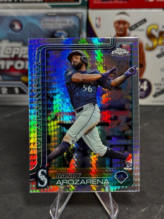 2025 Topps Chrome - #164 Randy Arozarena Prism Refractor
