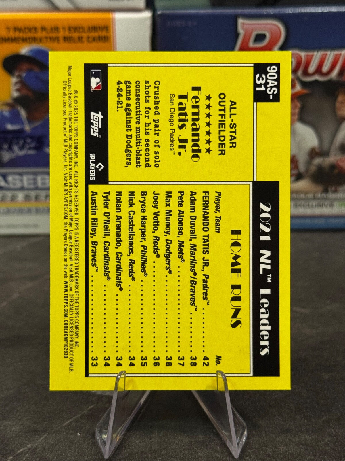 2025 Topps Series 2 - 1990 ALL STAR BASEBALL #90AS-31 Fernando Tatis Jr.