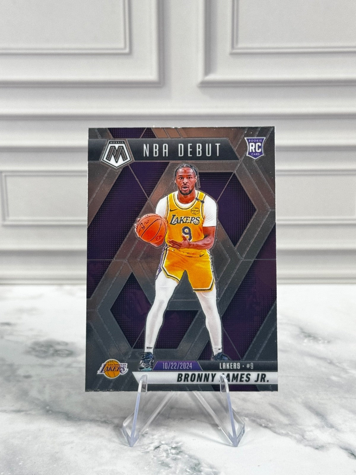2024-25 Panini Mosaic - NBA Debut Bronny James #262 (RC)