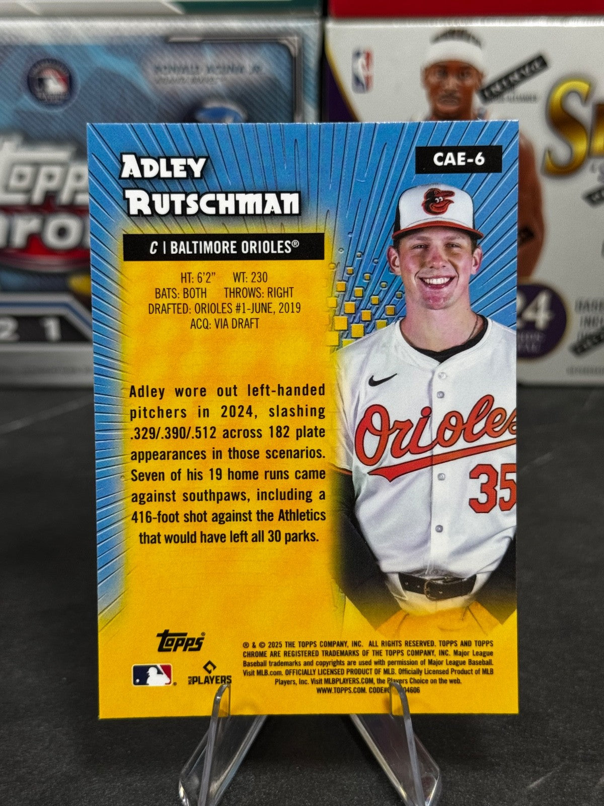 2025 Topps Chrome - #CAE-6 Adley Rutschman All-Etch