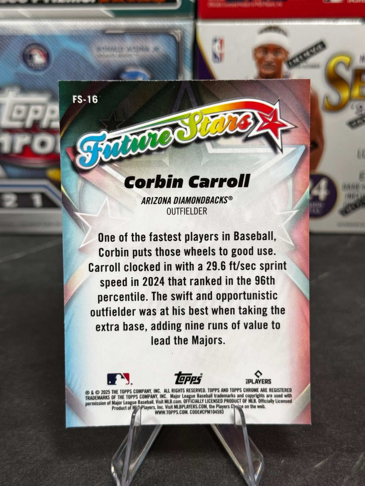 2025 Topps Chrome - #FS-16 Corbin Carroll Future Stars