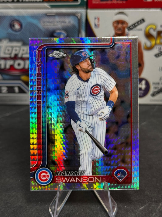 2025 Topps Chrome - #215 Dansby Swabnson Prism Refractor