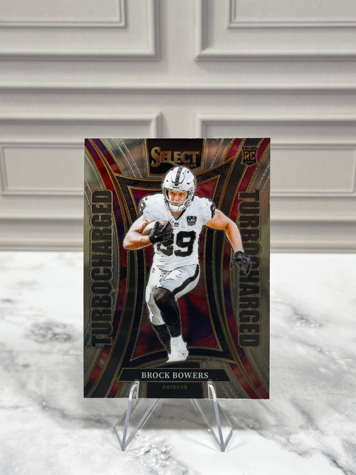 2024 Panini Select - Turbocharged Brock Bowers #6 (RC)