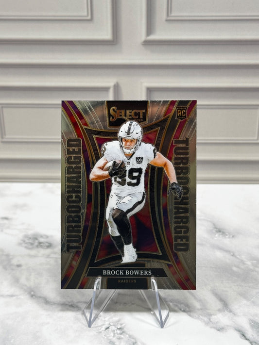 2024 Panini Select - Turbocharged Brock Bowers #6 (RC)