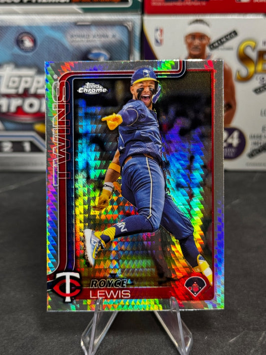 2025 Topps Chrome - #254 Royce Lewis Prism Refractor