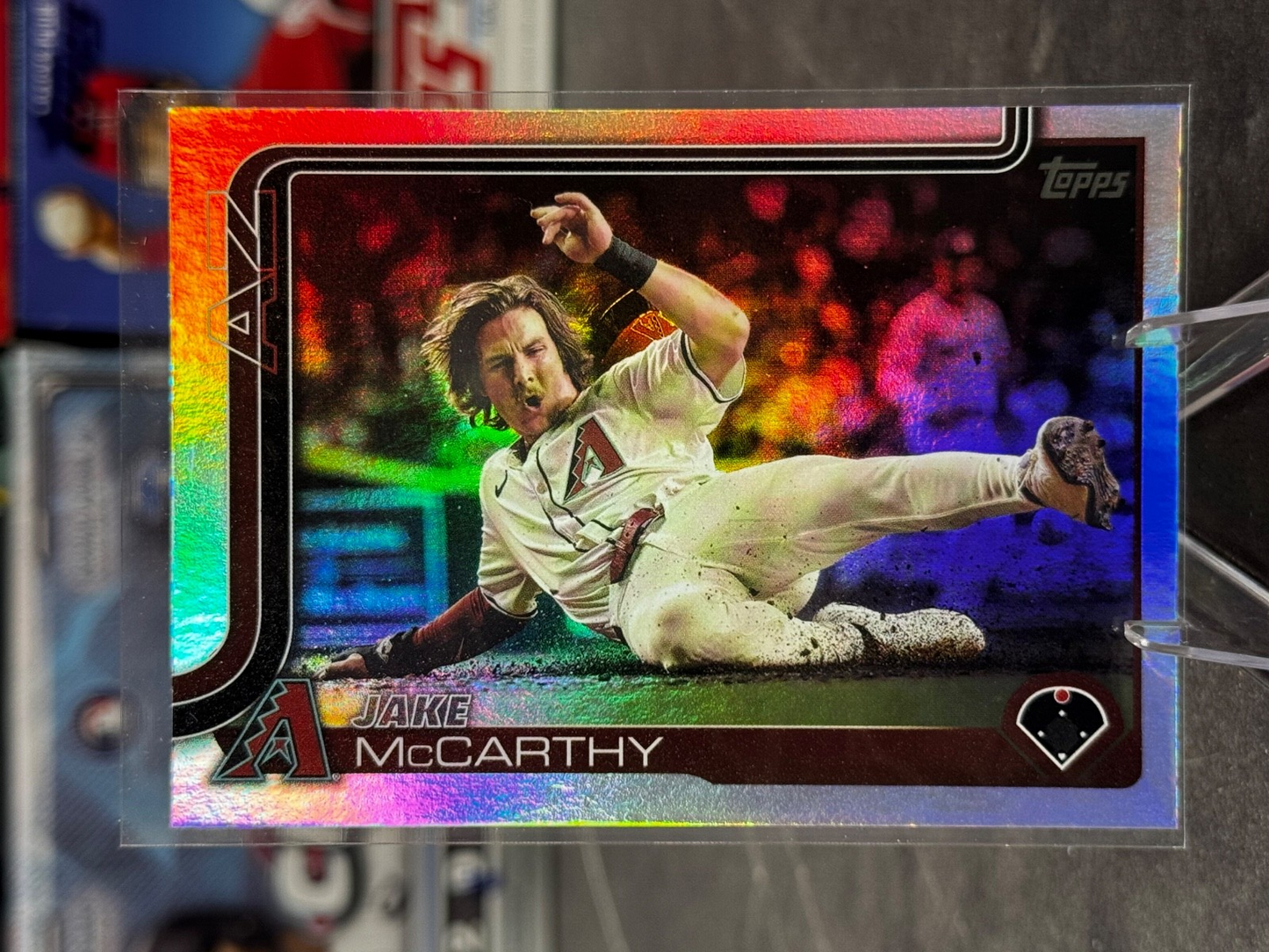 2025 Topps Series 1 - Jake McCarthy #243 Rainbow Foilboard