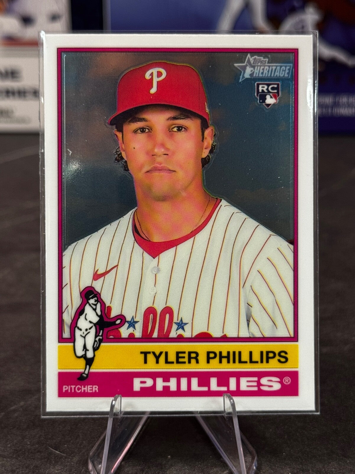 2025 Topps Heritage - Tyler Phillips Chrome #17 (RC)