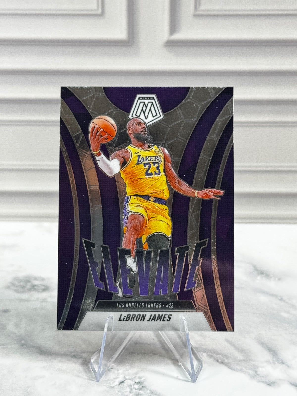 2024-25 Panini Mosaic - LeBron James Elevate #13 Lakers