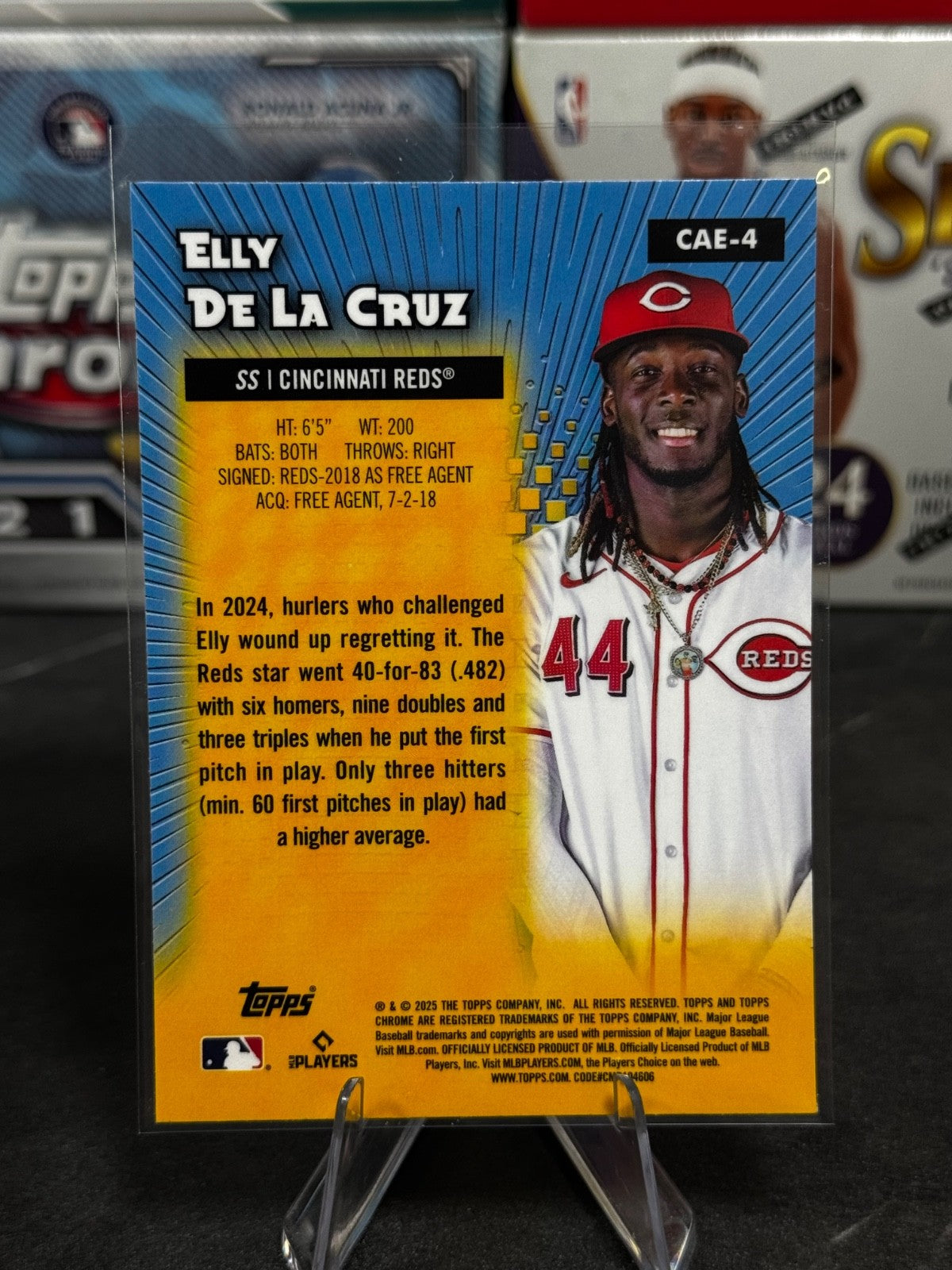 2025 Topps Chrome - #CAE-4 Elly De La Cruz All-Etch