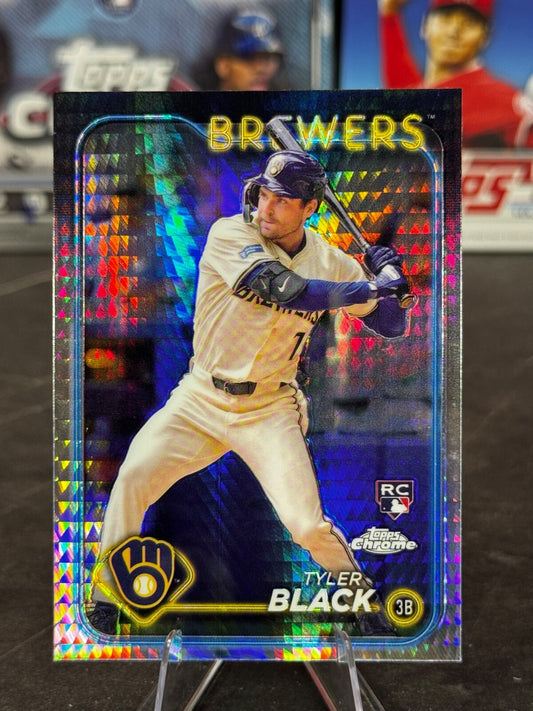 2024 Topps Chrome Update Series - Tyler Black Rookie#USC174 Prism Refractor (RC)