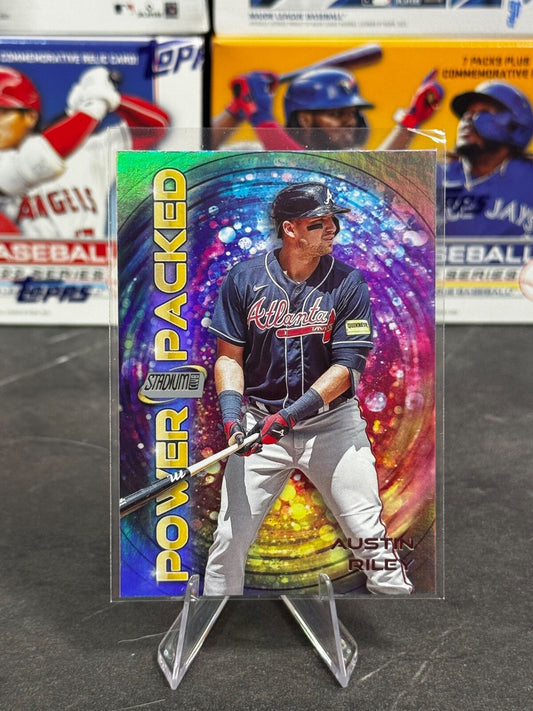 2024 Topps Stadium Club - Power Packed Austin Riley #PP-20