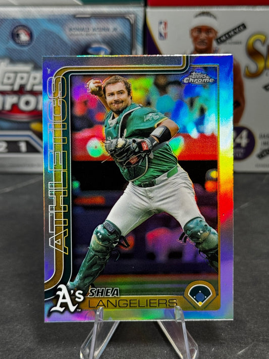 2025 Topps Chrome - #58 Shea Langliers Refractor
