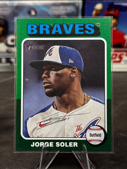 2024 Topps Heritage High Number - Jorge Soler #546 Green Border