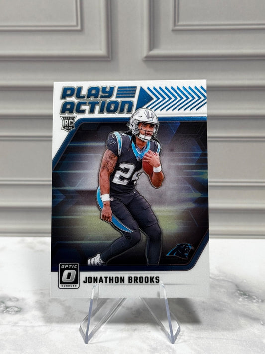 2024 Panini Donruss Optic - Play Action Jonathon Brooks #9 (RC)