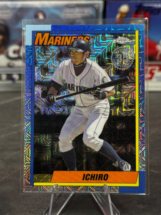 2025 Topps Series 1 - 1990 Topps Chrome Silver Pack Ichiro #T90C-93