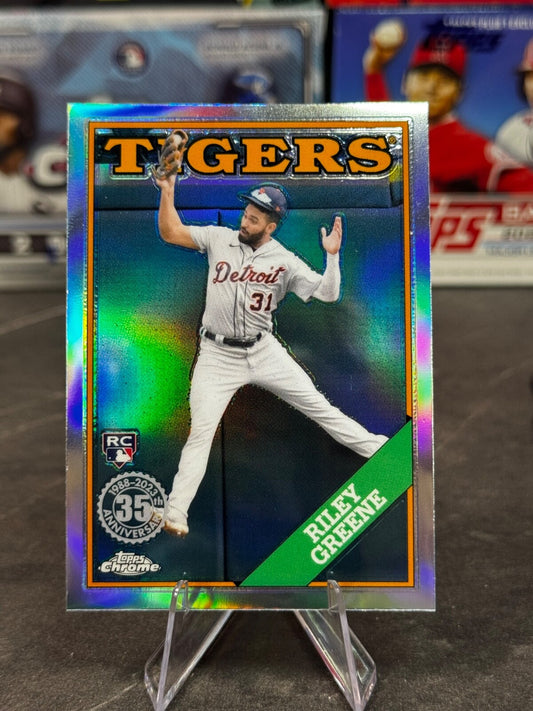 2023 Topps Chrome - 1988 Topps Baseball Riley Greene #88BC-5 (RC)
