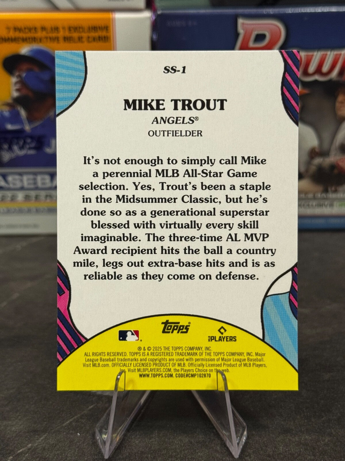 2025 Topps Series 2 - Summer Superstars #SS-1 Mike Trout