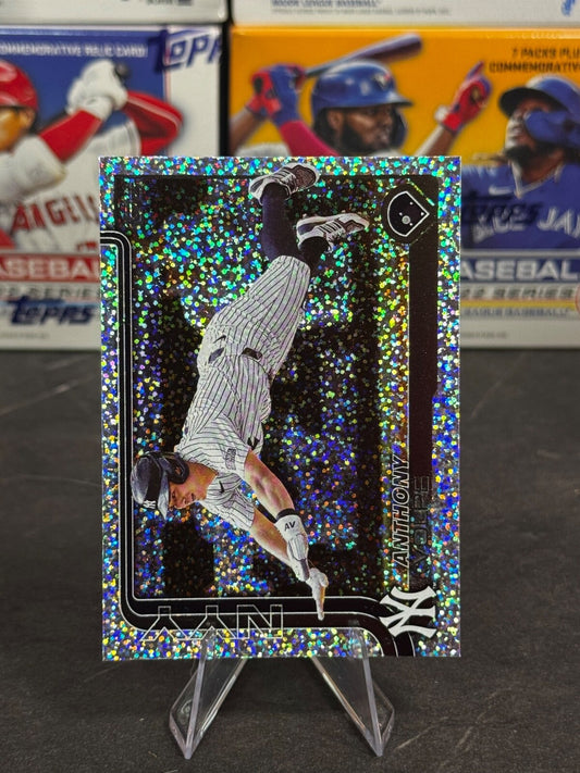 2025 Topps Series 1 - Anthony Volpe #35 Confetti Sparkle