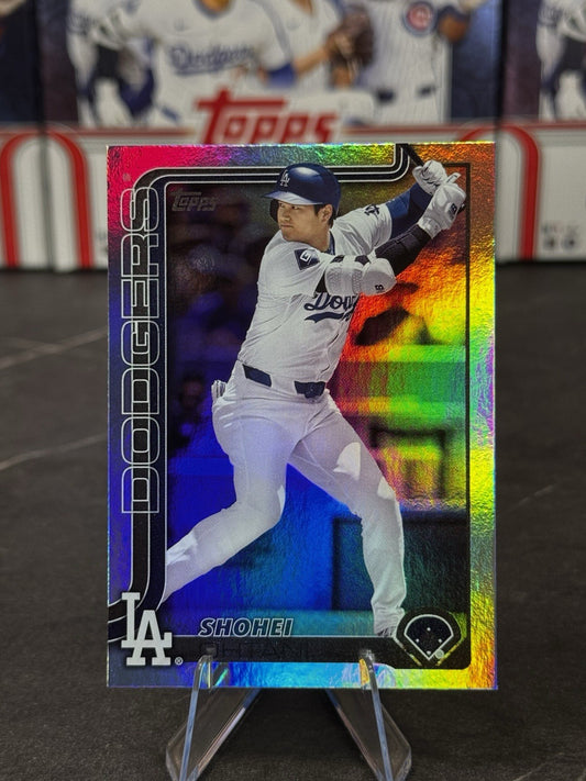 2025 Topps Series 1 Rainbow Foil #1 Shohei Ohtani Los Angeles Dodgers