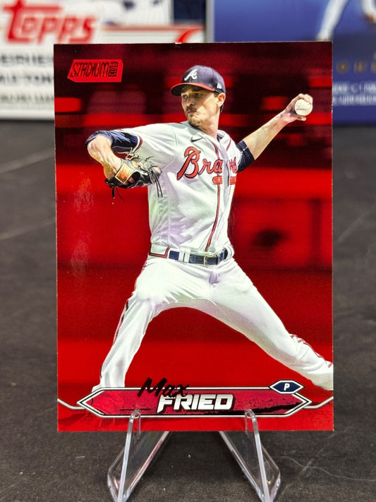 2024 Topps Stadium Club - Max Fried #51 Red Foil