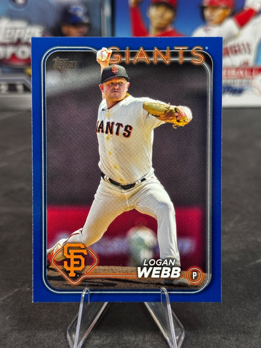 2024 Topps Series 1 - Logan Webb #4 Royal Blue