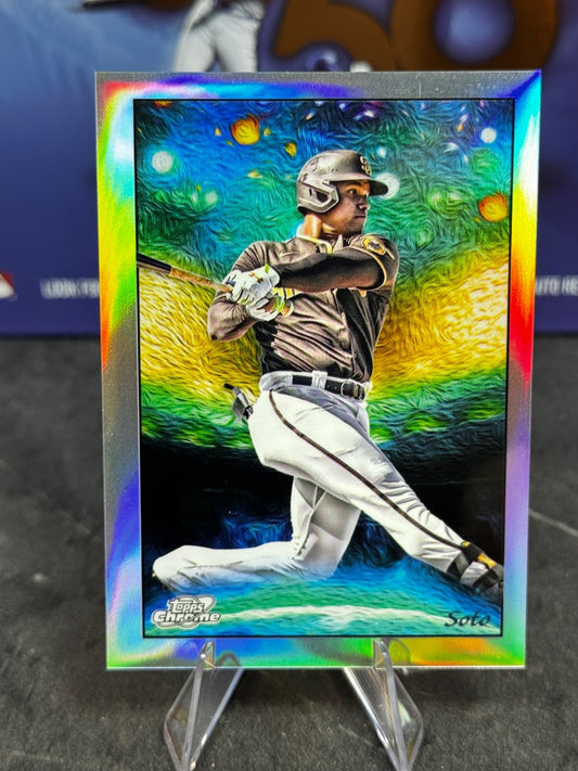 2023 Topps Cosmic Chrome - Stars in the Night Juan Soto #STN-9
