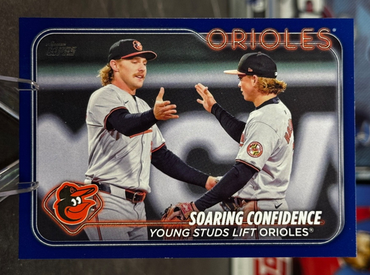 2024 Topps - Veteran Combos Jackson Holliday/Gunnar Henderson #US285 Blue