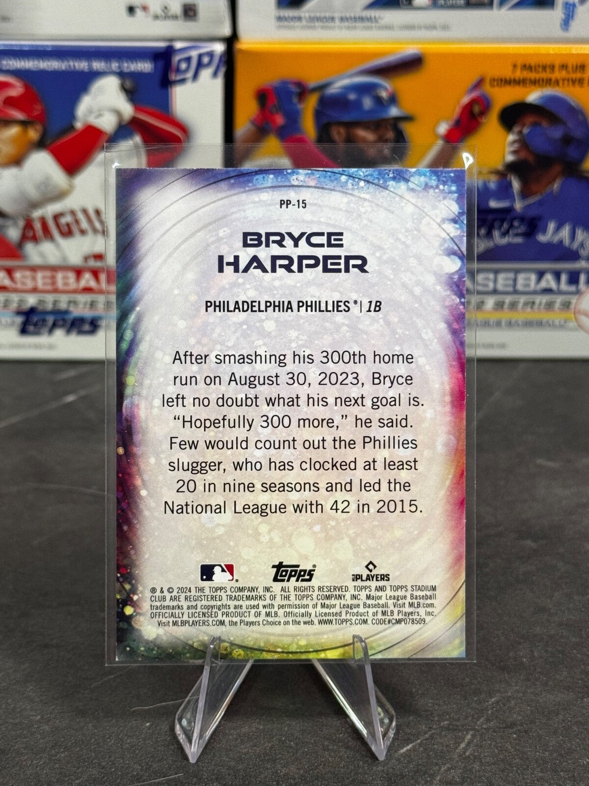 2024 Topps Stadium Club - Power Packed Bryce Harper #PP-15