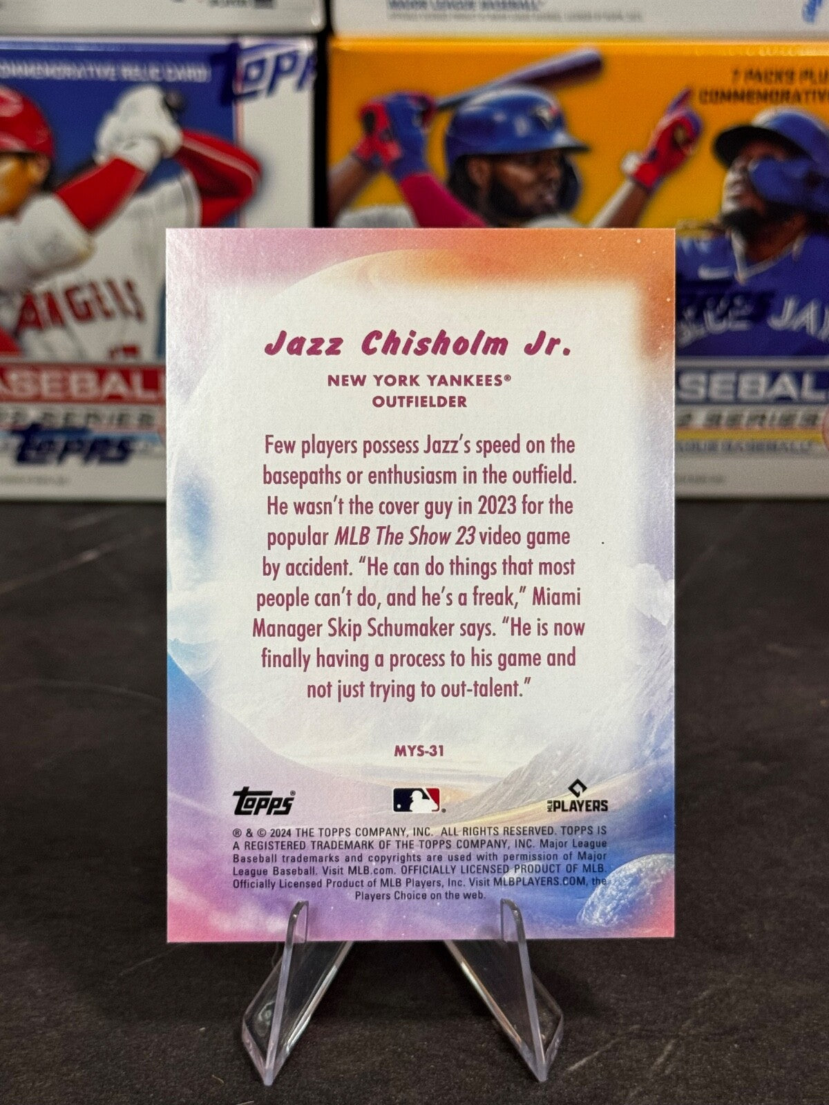 2024 Topps Update Series - Mystical Jazz Chisholm #MYS-31