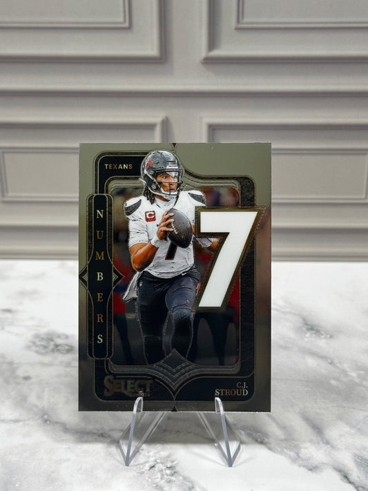 2024 Panini Select - Select Numbers C.J. Stroud #18