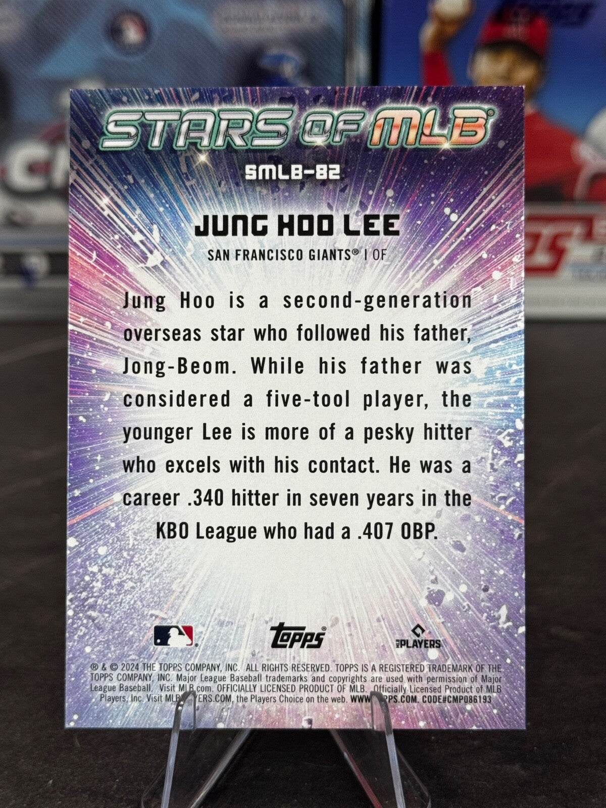 2024 Topps Update Series - Stars of Mlb Jung-Hoo Lee #SMLB-82 (RC)