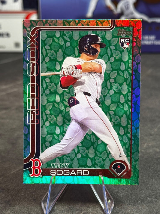 2025 Topps Series 1 - Nick Sogard Easter Holiday Green Foil #94 (RC)