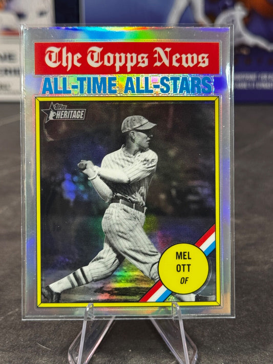 2025 Topps Heritage - Mel Ott Chrome #348