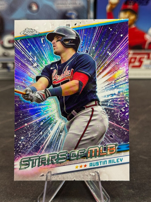 2024 Topps Update Series - Stars of MLB Chrome Austin Riley #CSMLB-65