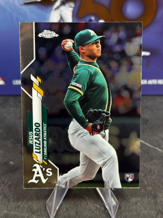 2020 Topps Chrome - Jesus Luzardo Rookie #5 (RC)