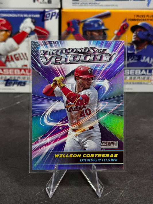 2024 Topps Stadium Club - Virtuosos of Velocity Willson Contreras #VV-8