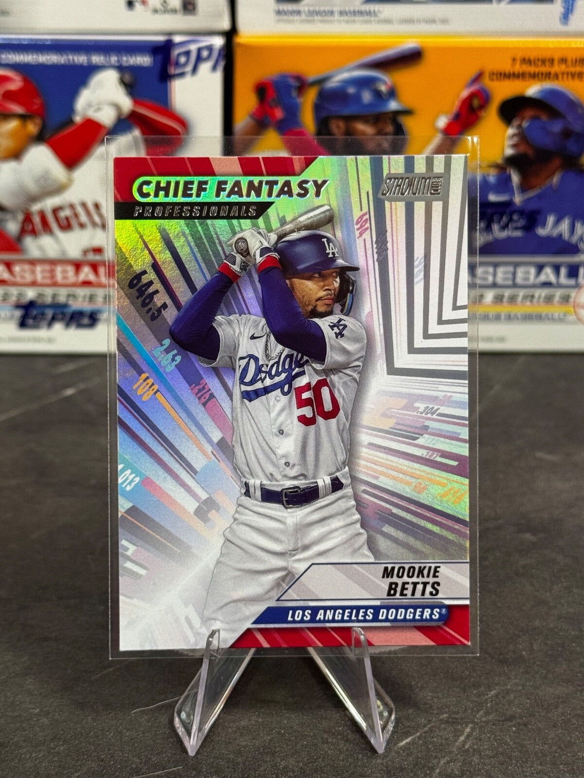 2024 Topps Stadium Club - Chief Fantasy Professionals Mookie Betts #CFPRO-16