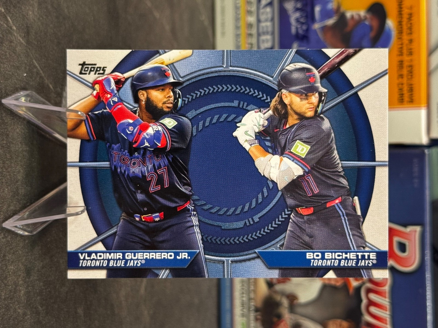 2025 Topps Series 2 - #DD-14 Dynamic Duos Vladimir Guerrero Jr./Bo Bichette