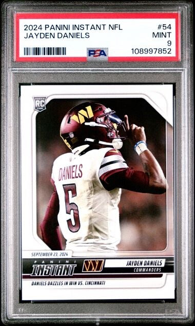 2024 Panini Instant - NFL #54 Jayden Daniels Rookie (RC)