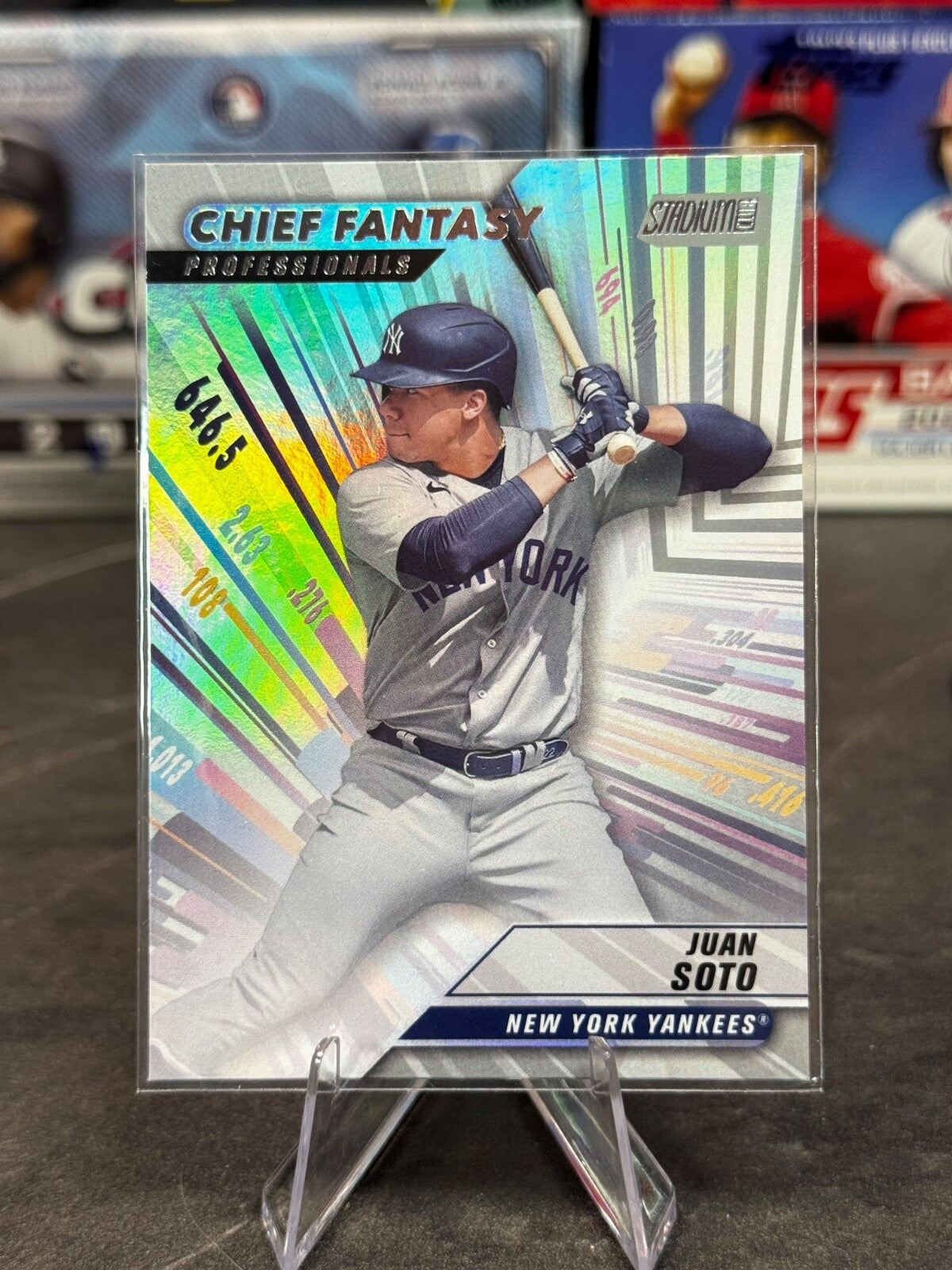2024 Topps Stadium Club - Chief Fantasy Professionals Juan Soto #CFPRO-8