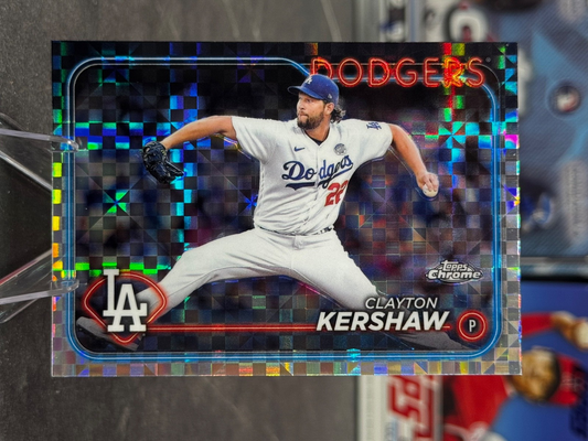 2024 Topps Chrome - Clayton Kershaw #110 X-Fractor